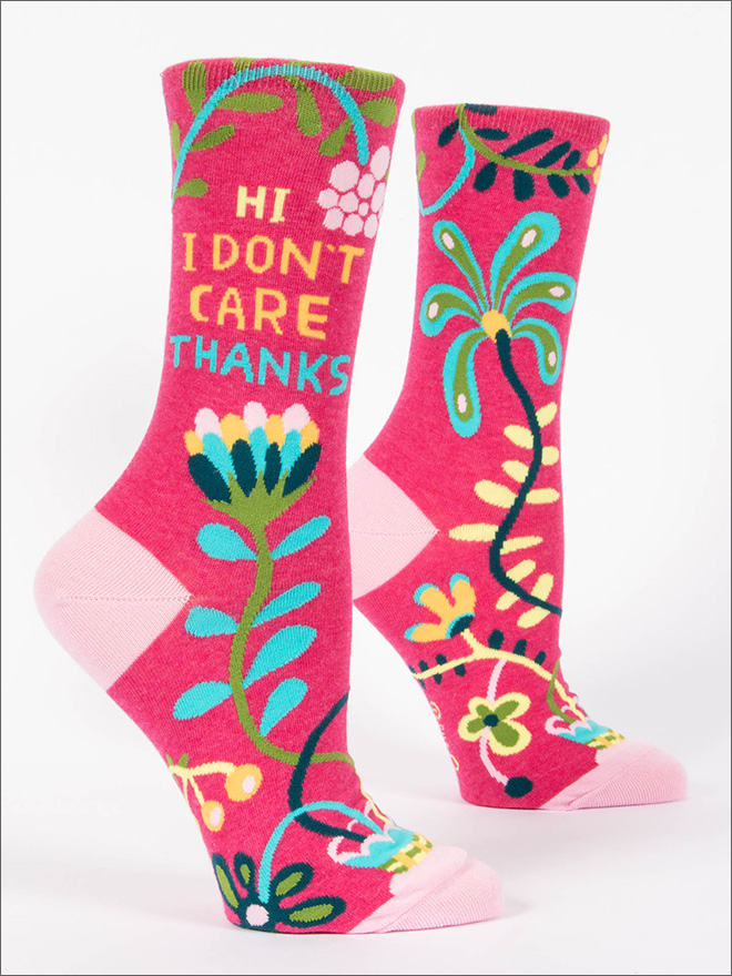 Women's Socks With Brutally Funny Messages