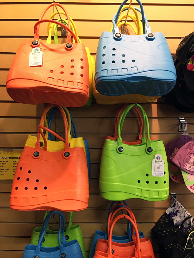 croc shoe purse