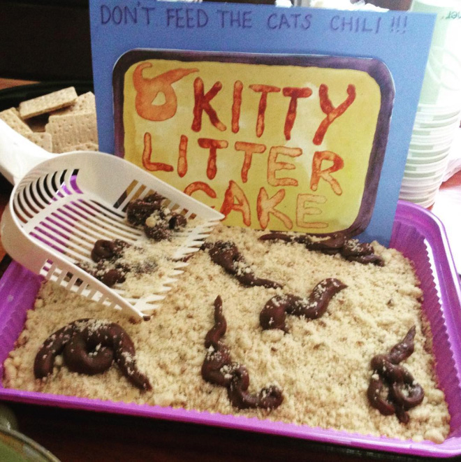 Kitty Litter Cakes