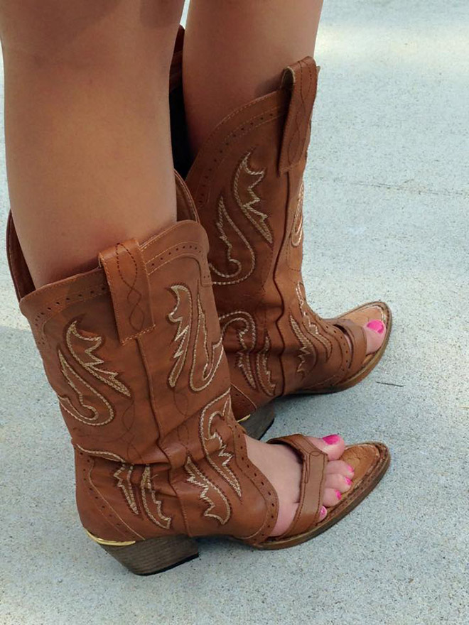 Cowboy Boot Sandals Are Here Just In 