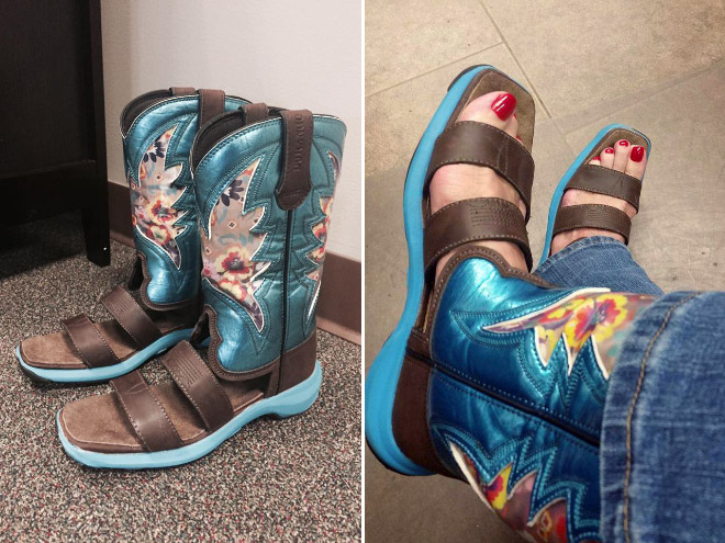 Cowboy Boot Sandals Are Here Just In 