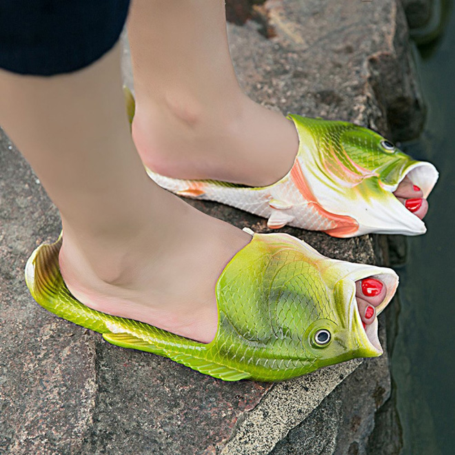 weird fish ladies sandals