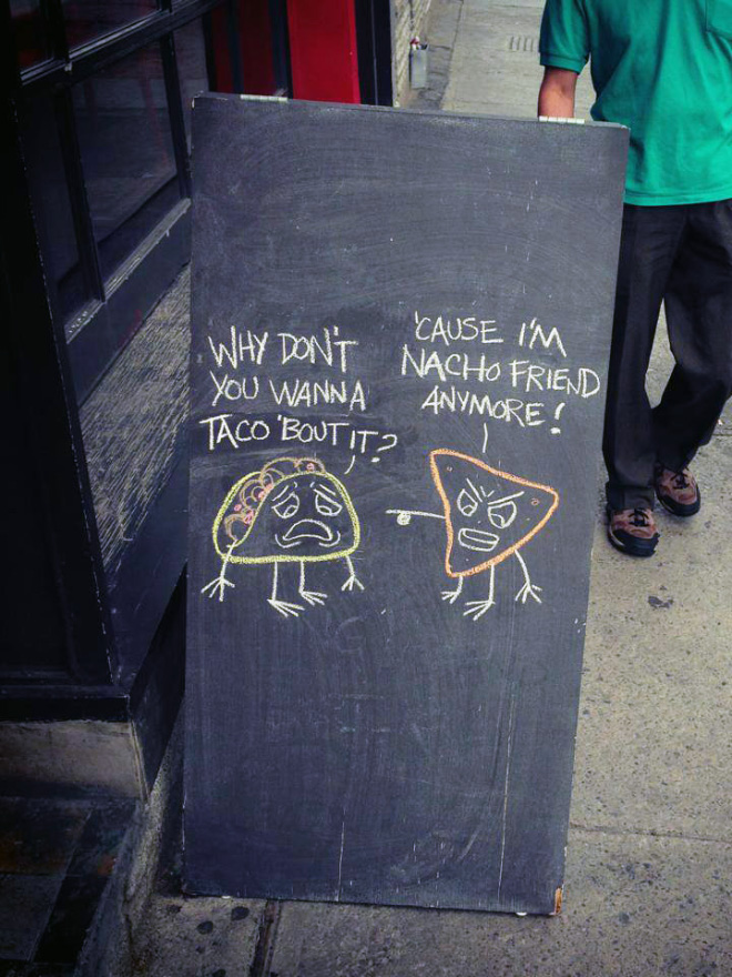 Brilliant Restaurant Sidewalk Signs